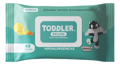 TODDLER DELUXE TOALLITAS HUMEDAS (LOONEY TUNES)